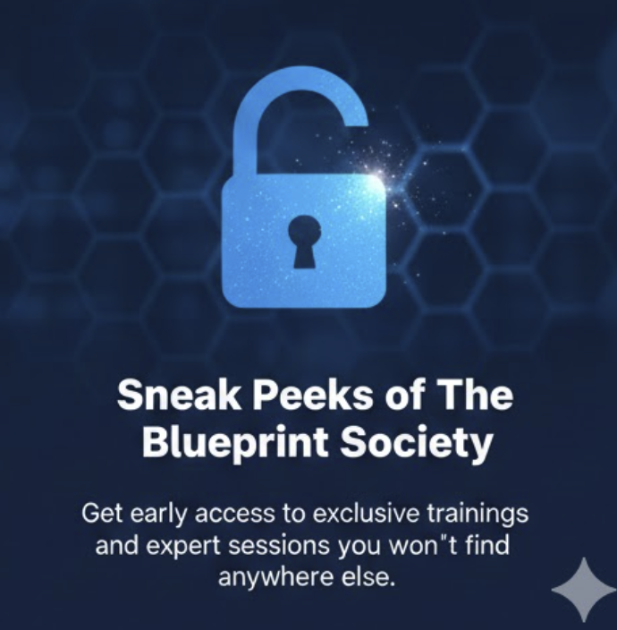 Sneak Peeks of The Blueprint Society